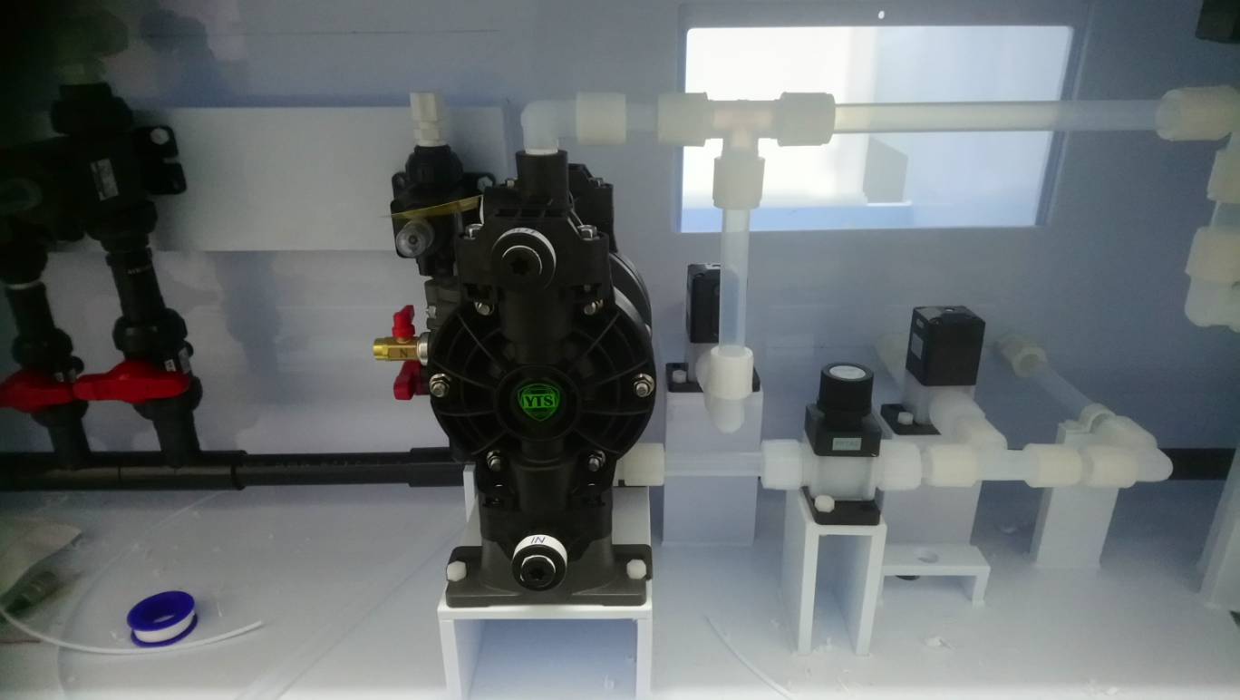 電路板, pcb, 製程, 剝膜, 設備, ytspump, aro, verder, iwaki, yamada, 氣動雙隔膜泵浦, 幫浦, 尚峰貿易, 廢液
